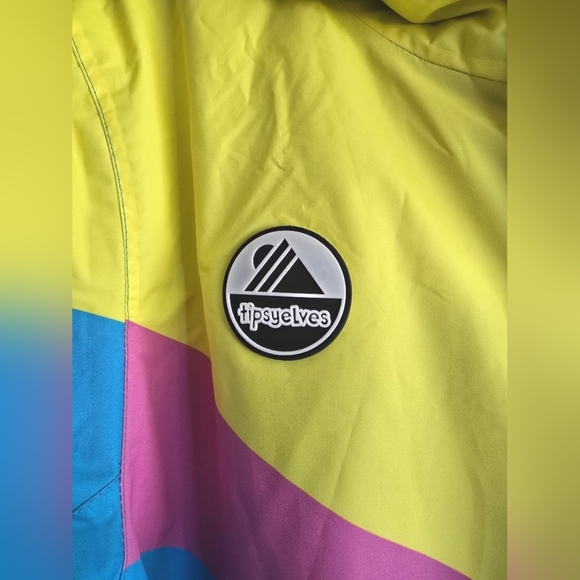 NWT!! Tipsy Elves, Icy Blunder Insulated Jacket, Blue/Black, Size XL, MSRP $190 - Picture 12 of 16